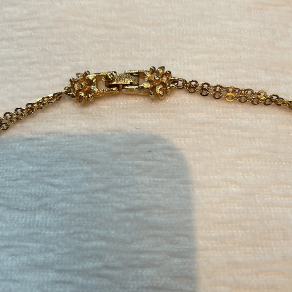 Vintage from late 60s early 70s Monet tassel necklace gold tone/new condition28” - Picture 5 of 14